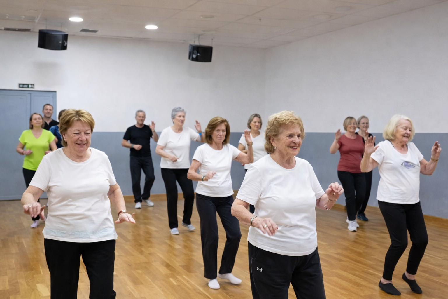 Empezar a bailar de adulto en una clase de danza para adultos mayores en la escuela Esther Bosch Danza de General Mitre, Barcelona