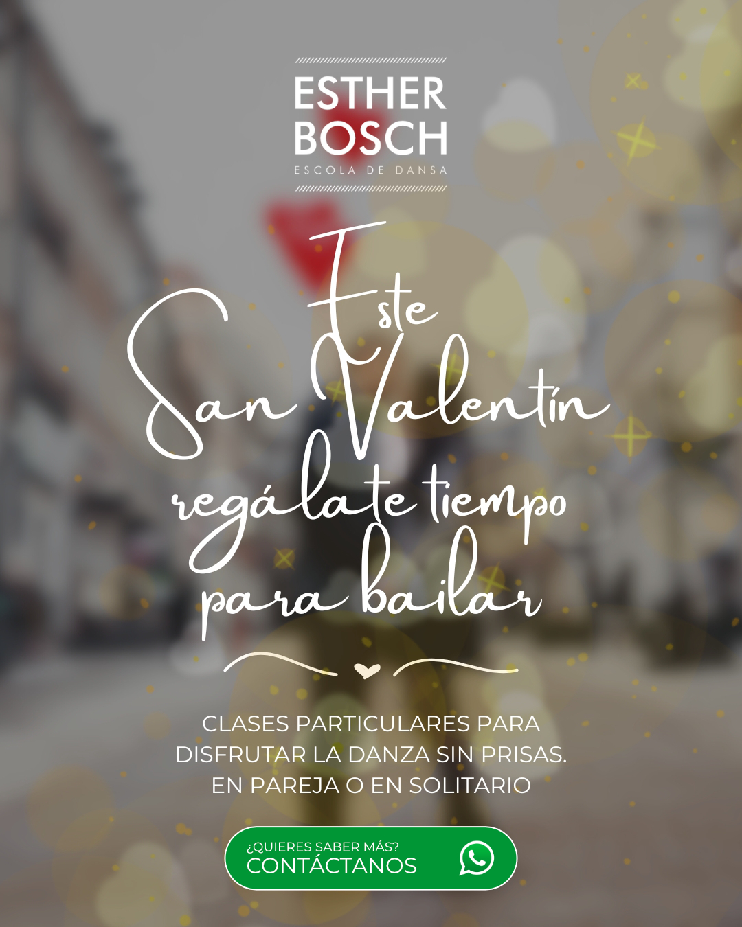 Bonos de clases de danza en febrero en Esther Bosch
