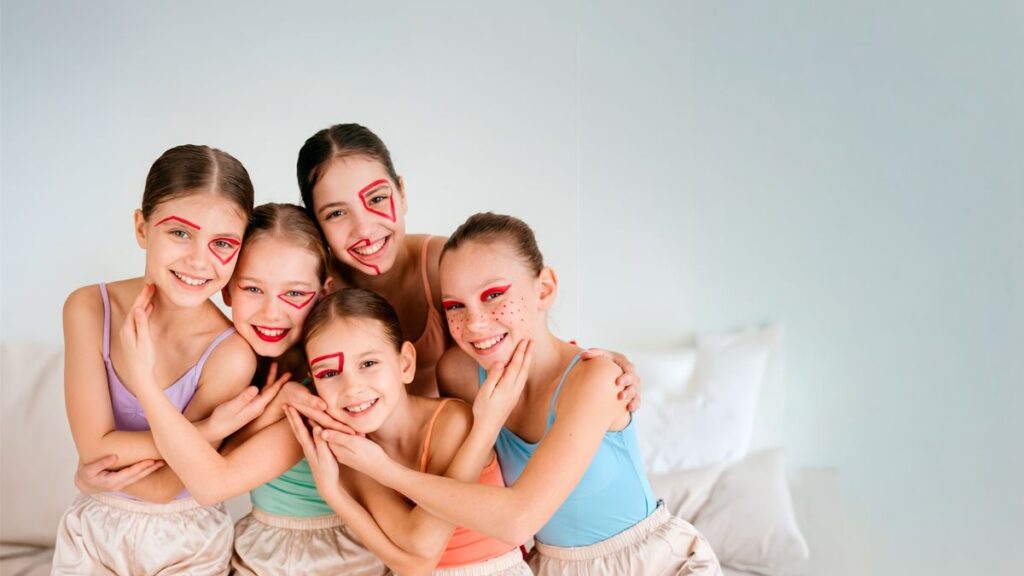 Niñas en el casal de verano de danza en Barcelona