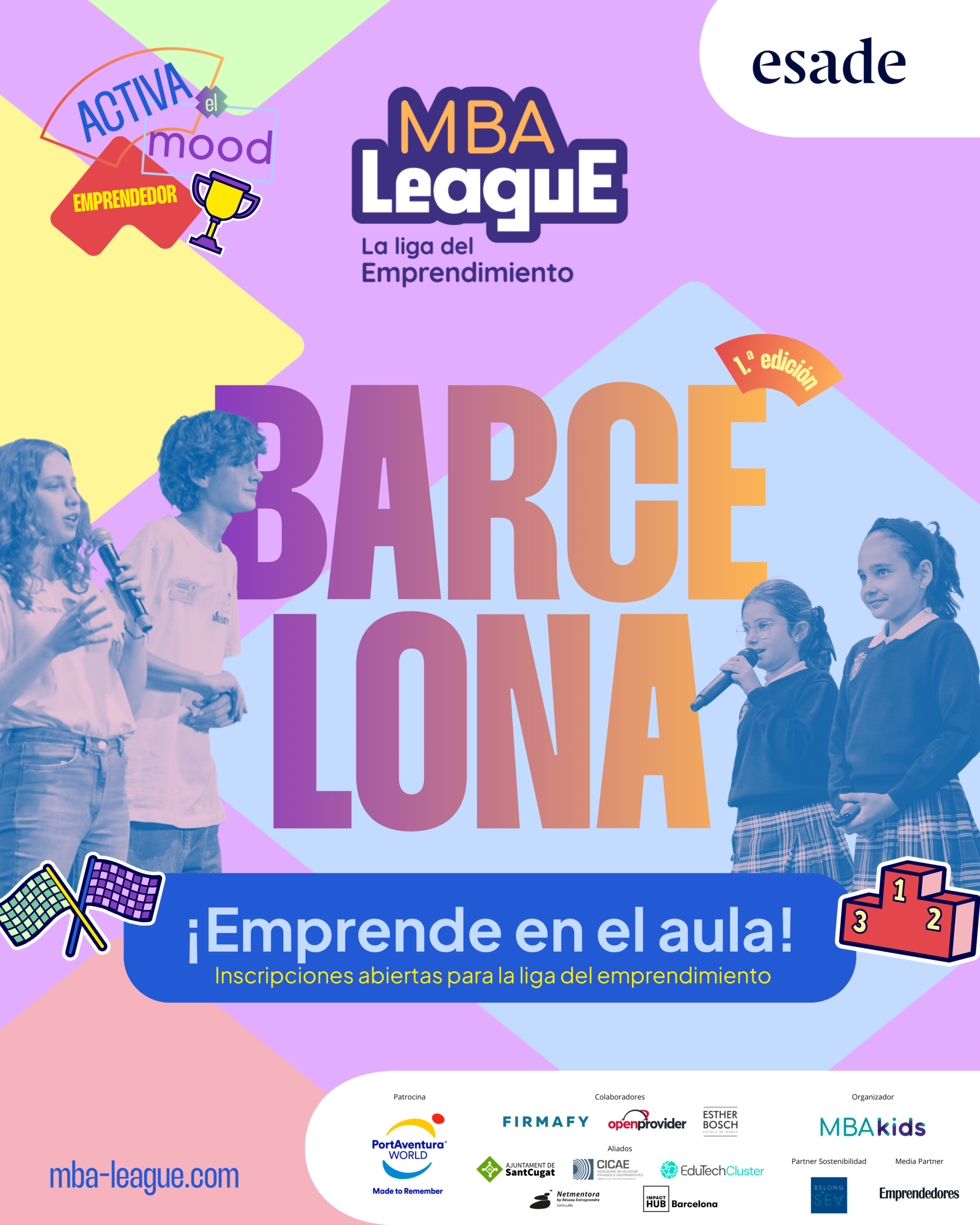 emprendimiento en niños y adolescentes en Barcelona MBA League educación creativa