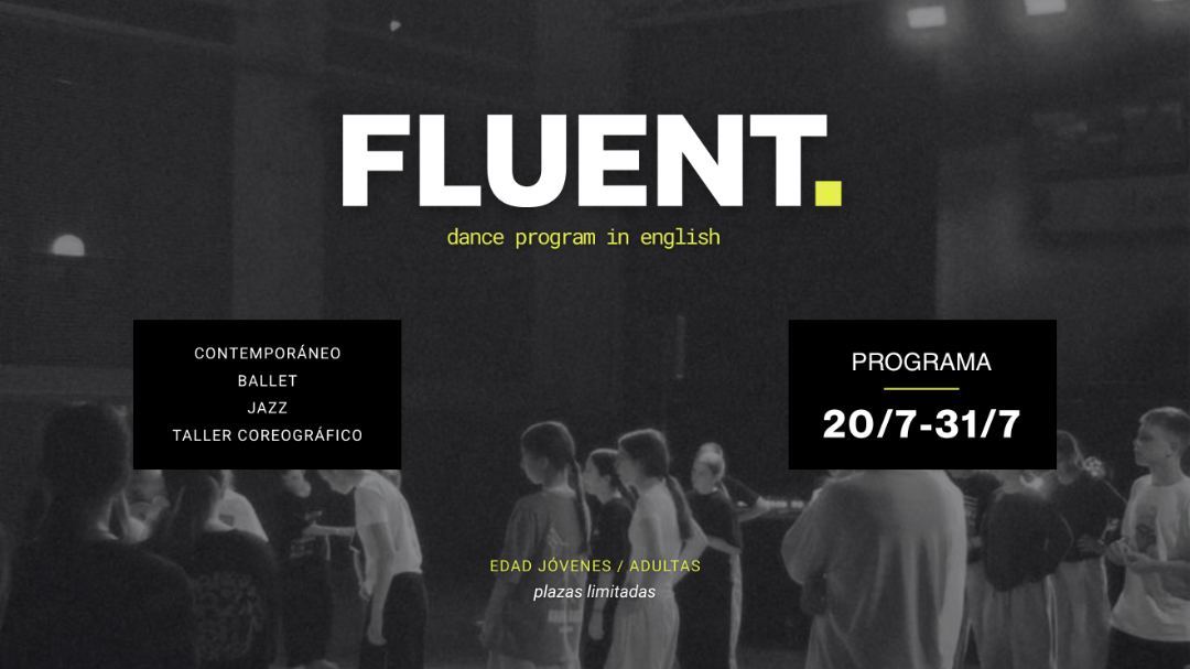 intensivo de danza en inglés Barcelona Fluent Dance